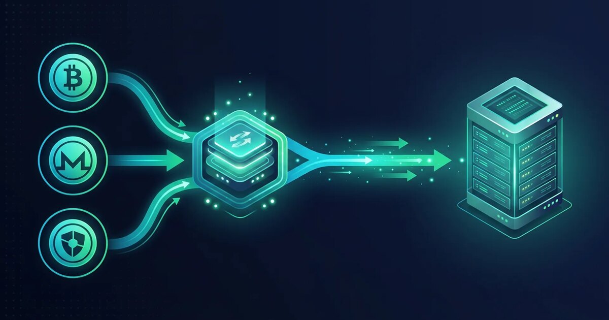 Paying for a server in any cryptocurrency: how it actually works