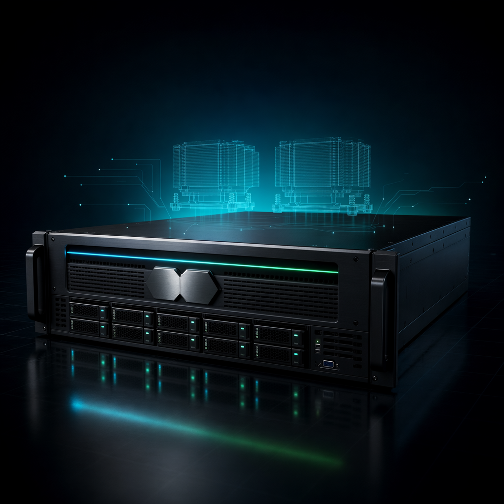 BitVPS dedicated server — dual-socket bare-metal chassis