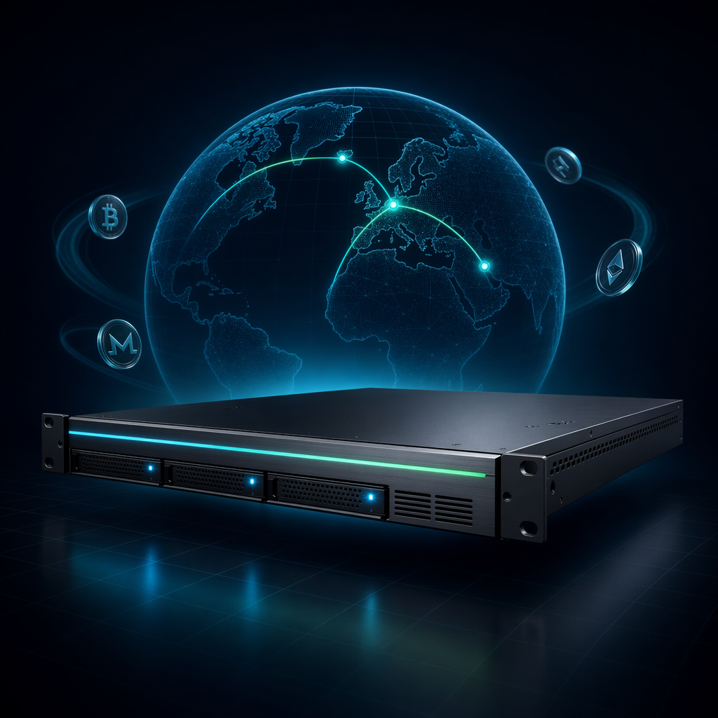 BitVPS rack chassis with offshore datacenter network
